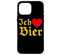 Oktoberfest Ich Liebe Bier I Love Beer Heart German Festival Case for iPhone 16 Pro Max
