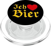 Oktoberfest Ich Liebe Bier I Love Beer Heart German Festival PopSockets PopGrip for MagSafe