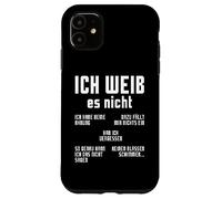 Oktoberfest Ich Weiss Es Nicht German Student German Speaker Case for iPhone 11