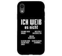 Oktoberfest Ich Weiss Es Nicht German Student German Speaker Case for iPhone XR