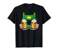 Oktoberfest Lederhosen Costume Beer Mug Funny Prost Bavarian T-Shirt