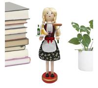 Oktoberfest Nussknacker 36cm Holz - Kamin Nussknacker Figur, Handbemalt Sammelobjekt Oktoberfest Dekoration | Für Festliche Wohnung Kaminregal Innenbereich Tisch Holiday Weihnachtsdekoration