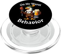 Oktoberfest On My Wurst Behavior Funny Eagle German Festival PopSockets PopGrip for MagSafe