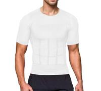 Oktoberfest Outfit Beer Costume Muscle Alive Men Skinny Tight Compression Base Layer Short Sleeve T Shirt Bodybuilding Tops Polyester and Spandex for Wedding Party Beach Vacation