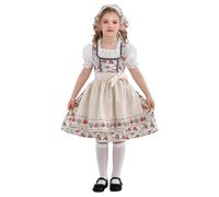 Oktoberfest Outfit Kids Fancy Dress Tudor Costume for Girls Princess Robin Hood Black Lederhosen Men Greek Boys School Dresses Medieval White Apron Victorian Girl Ladies