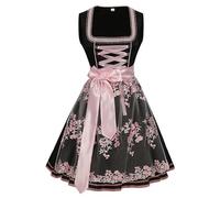 Oktoberfest Outfit Women Maid Outfit 2Pcs Square Neck Print German Bavarian Costumes Lace Sweet Dirndl Dress Rocky Horror Show Clothes For Bavarian Beer Carnival Oktoberfest Party Halloween Party