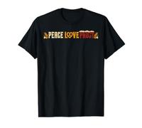 Oktoberfest Peace Love Prost German Flag Bavarian Value Graphic T-Shirt