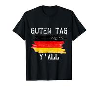 Oktoberfest Prost Guten Tag Y'all German Flag Value Graphic T-Shirt