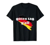 Oktoberfest Prost Guten Tag Y'all German Flag Value Graphic T-Shirt