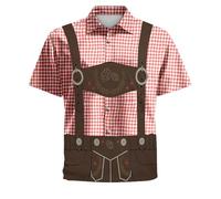 Oktoberfest T Shirts for Men, Adult Traditional Bavarian Lederhosen Men Shirt Beer Fest T-Shirt Short Sleeve Printing Shirts Oktoberfest Outfit Oktoberfest Tees Oktoberfest Tops Pink