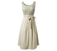 Oktoberfest Women's Costume Beer Wench Fancy Dress German Bavarnian Women Outfit Dirndl Carnival Halloween Costumes Grey