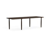 Oku Dining Table L250 cm Dark Smoked Oak