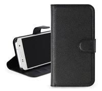 OKULI Executive Leather Wallet Cover Slim Protective Case For Samsung Galaxy S9 G960 in Black