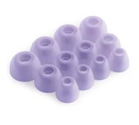 Okuli Set of 12 Silicone EarBuds Ear Tips For JBL Tune Beam, Ghost Edition Earphones in Purple