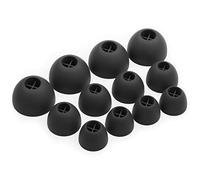 Okuli Set of 12 Silicone EarBuds Ear Tips For Sennheiser Momentum 1, 2, 3 Earphones in Black