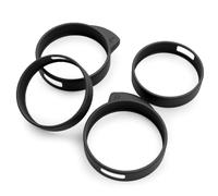 Okuli Set of 4 Silicone Wing Ear Tips For Samsung Galaxy Buds FE Earphones in Black