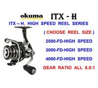 OKUMA ITX HIGH SPEED SALTWATER SPINNING REEL SEA FISHING FRONT DRAG FIXED SPOOL