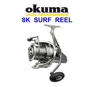 OKUMA SURF 8K SEA REEL FRONT DRAG FIXED SPOOL SALTWATER BIG PIT SPINNING FISHING