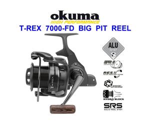 OKUMA T-REX 7000-FD REEL CARP BIG PIT MATCH FLOAT FEEDER MARKER SPOD ROD FISHING