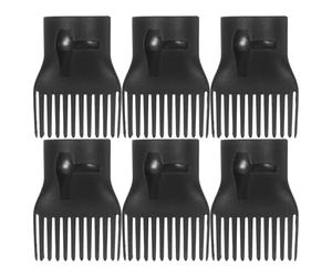 OKUMEYR 10 Pcs Universal Hair Dryer Comb Attachment Set, High-temperature Resistant Plastic Diffuser Nozzle for Salon and Travel Hair Styling