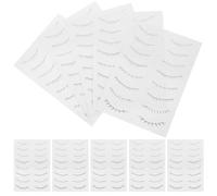 OKUMEYR 10 Sheets Lower Eyelash Stickers for Women with Natural Look and High Adherence, Black Tattoo Paper Lash Stickers for Night and Shopping