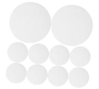 OKUMEYR 100pcs 9cm Qualitative Labs Filter Paper Quick Flow Circular Laboratory Water Filter Paper for Funnels and Chemical Analysis