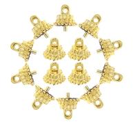 OKUMEYR 100pcs Decorative Ornament Caps for Disco Balls and Foam Ball Decorations, Plastic Material Easy Installation, for Dance and Home Parties