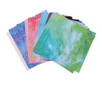 OKUMEYR 100pcs Double-Sided Colorful Origami Folding Paper Set for DIY Crafts, Including 50 Fairy Tale Girl Sheets and 50 Zodiac Pattern Sheets, Handmade Paper for Art and Craft Projects