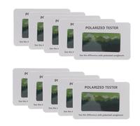 OKUMEYR 100pcs Portable Polarized Test Card for Lenses and Sunglasses with Hidden Image, Paper Material Polarized Testing Card Offering Quick Polarization Detection and Enhanced Visual