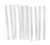 OKUMEYR 100pcs White Fiber Nail Extensions for Quick and Natural Nail Art Supply Cut and Trim for Salon or Personal DIY Use