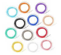 OKUMEYR 10pcs 1.75mm Pla 3D Printer Filament Refill 5-Meter Random Color 3D Printing Materials and Printer Use in Home and Educational Projects