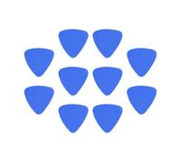 OKUMEYR 10pcs Blue Triangle Plastic Phone Repair Tool Kit for Mobile Electronic Devices and Tablets, Thin and Reusable Cellphone Opening Pry Tools for Easy Disassembly