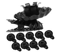 OKUMEYR 10pcs Christmas Tree Candle Holders Clips Metal Candelabra Clips for Festive Decorations Stable Design for Holiday Parties and Events