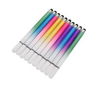 OKUMEYR 10pcs Dual-ended Capacitive Stylus Pen Set for Tablets and Smartphones, Universal Portable Touch Screen Stylus with Macaron Gradient Colors (pink, Blue, Purple, Green, Yellow