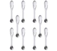 OKUMEYR 10pcs Eye Cream Spoons Mini Makeup Spatulas Abs Cosmetic Spatula Set Not Easy to Break Suitable for Bottles of Different Sizes Portable Beauty Tool for Facial Skincare