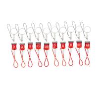 OKUMEYR 10pcs Scary Bloody Halloween Keychain Blood Type Pendant Charms for Party Favors Decorations with Gauze Effect Abs Material for Festive Events