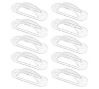 OKUMEYR 10pcs Transparent Light Switch Cover Toggle Protector for Wall Switches Safety Faceplate Decorative Guard for Nursery Home Room Office