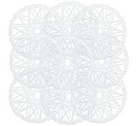 OKUMEYR 10pcs White Iron Dream Catcher Rings for Macrame Craft and Tassel Making, Sturdy Floral Hoops Not Easy to Deform, Hoops for DIY Garland and Wedding Decoration