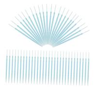 OKUMEYR 1100pcs Double Ended Food Grade Toothpicks with Cone and Fishbone Brush Eco Friendly White Interdental Cleaning Tools for Thorough Plaque Removal and Gum Safe Oral Care