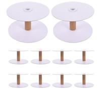 OKUMEYR 12pcs Paper Yarn Bobbins with Large Capacity for Organizing Thread and Wire, Detachable Spool Storage Rack Suitable for Sewing and Craft Projects