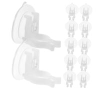 OKUMEYR 12pcs PVC Suction Cup Clamps for Flameless Electric Candles Strong Window Holders Easy to Use Stable Grip for LED Candle Accessories Home Decoration