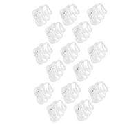 OKUMEYR 15pcs Clear Claw Clips for Thick Hair Strong Hold Plastic Jaw Clips with Multi-claw Design Stylish Kawaii Hair Accessories for Women for Summer Parties and Everyday Use