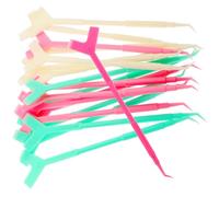 OKUMEYR 18pcs Y-shaped Eyelash Extension Brush with Practical Handle for Female Eyelashes Natural Look and Curling