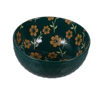 OKUMEYR 1pc Adorable Japanese Style Fruit Bowl Noodle Bowl Cherry Blossom Non- Base Safe for Hot Cold Dishes for Soup Salad Porridge