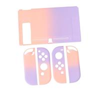 OKUMEYR 1pc Case DIY Replacement Shell Case Practical Cover for Game Console Cover Handheld Grip for Advanced Thumb Profile Grip Back Plate Clear Purple
