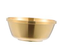OKUMEYR 1pc Copper Buddhist Water Bowl Decorative Offering Bowl for Temple Buddha Hall Polished Copper Design Essential Ritual Supply for Practitioners