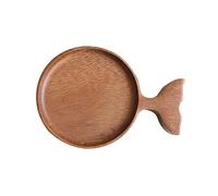 OKUMEYR 1pc Seasoning Dish Oil Dipping Bowls Vinegar Plate Soy Sauce Dipping Bowls Mini Seasoning Tray Calabash Bowls Sauce Side Dish Flavor Seasoning Plate Ornament Container Food Wooden