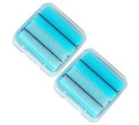 OKUMEYR 2 Boxes Self-adhesive Strip Lash Glue with Jelly Glue Material for Fake Lashes and Artificial Eyelashes Quick Application Eyelash Adhesive Strips Replacement