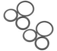 OKUMEYR 2 Set Replacement Stethoscope Diaphragm for Adult and Pediatric Use with Frequency-converting Suspended Membrane, Pe Material, Black Colour, Designed for Long-term Comfort