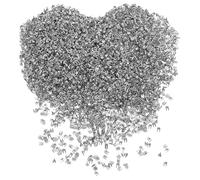 OKUMEYR 2000pcs Pearl Dome Rivets Stainless Steel Round Head Claw Nails DIY Clothes Bag Shoes Hat Repair Accessories 2.3x3.4mm Leathercraft Fasteners Kit